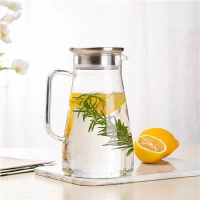 1400ml glazen kruik met RV-deksels